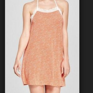 Gilligan And O'Malley Size XS Orange Night Gown